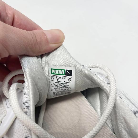 Puma Womens 10 Muse Solst White Pearl Gray Athletic Sneaker - Picture 8 of 10